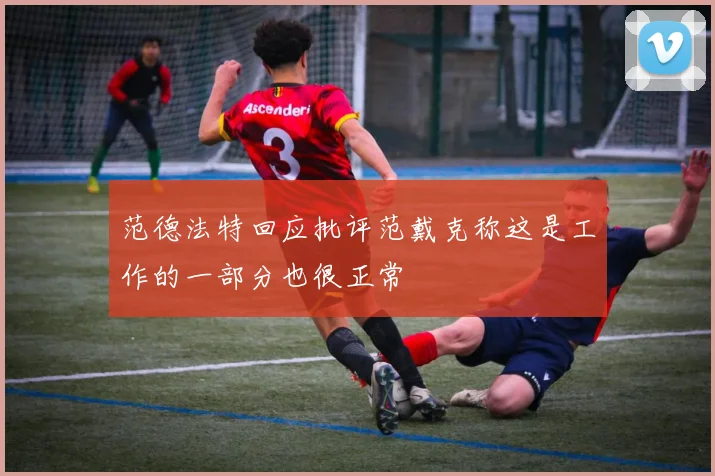 范德法特回应批评范戴克称这是工作的一部分也很正常